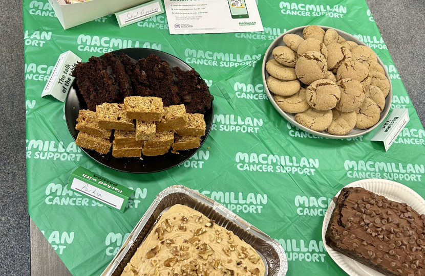 Macmillan cakes