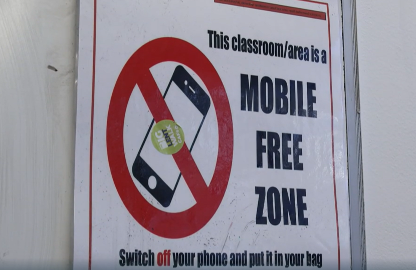 Mobile phone school ban